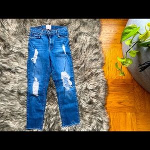 Revice ripped high waisted jean
